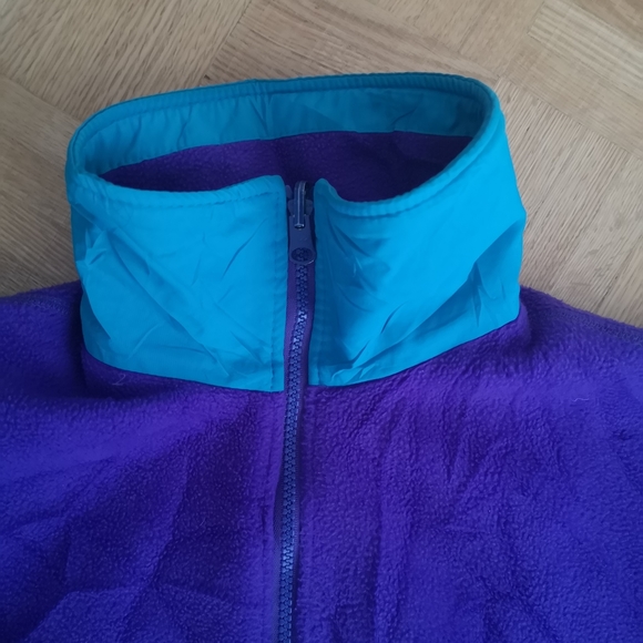 Vintage Columbia Made In USA Fleece Zip Sweater Jacket Size Medium. - Picture 5 of 5